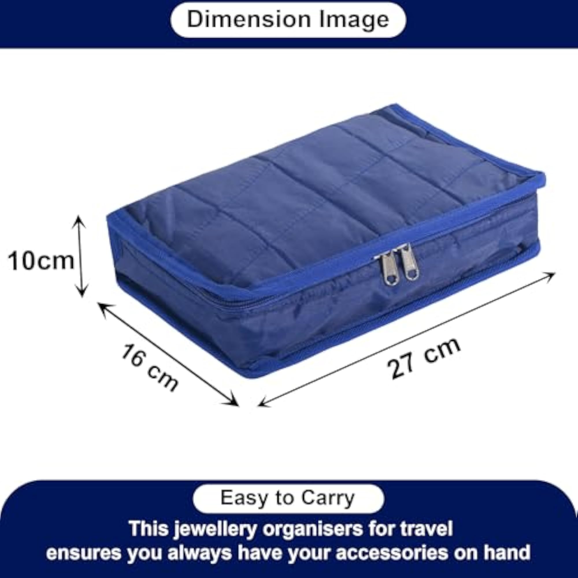 Parachute Makeup Pouch Bag with 5 Compartments